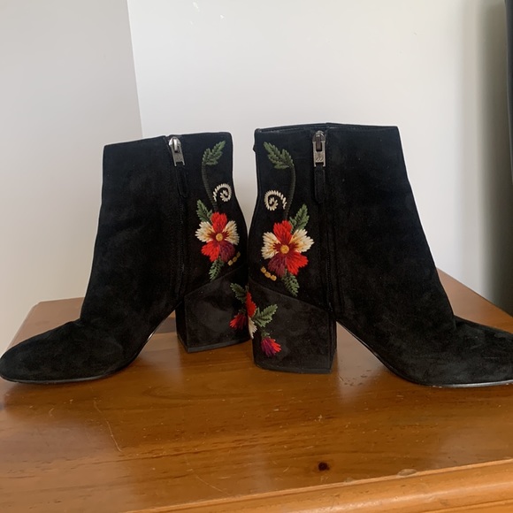 Sam Eldeman booties 7,5M black suede - Picture 6 of 7